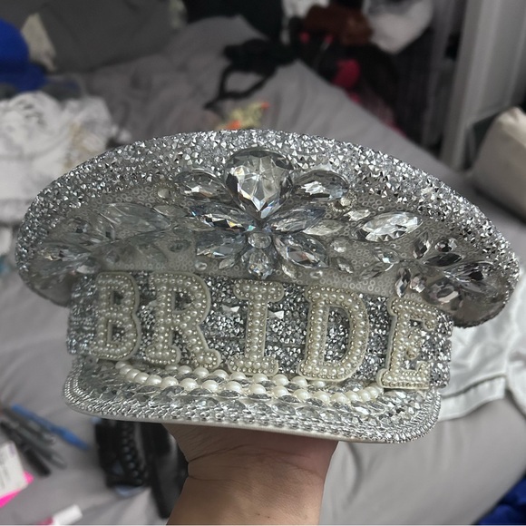 Women Bride Captain Hat Military Cap Sergeant - Picture 1 of 4